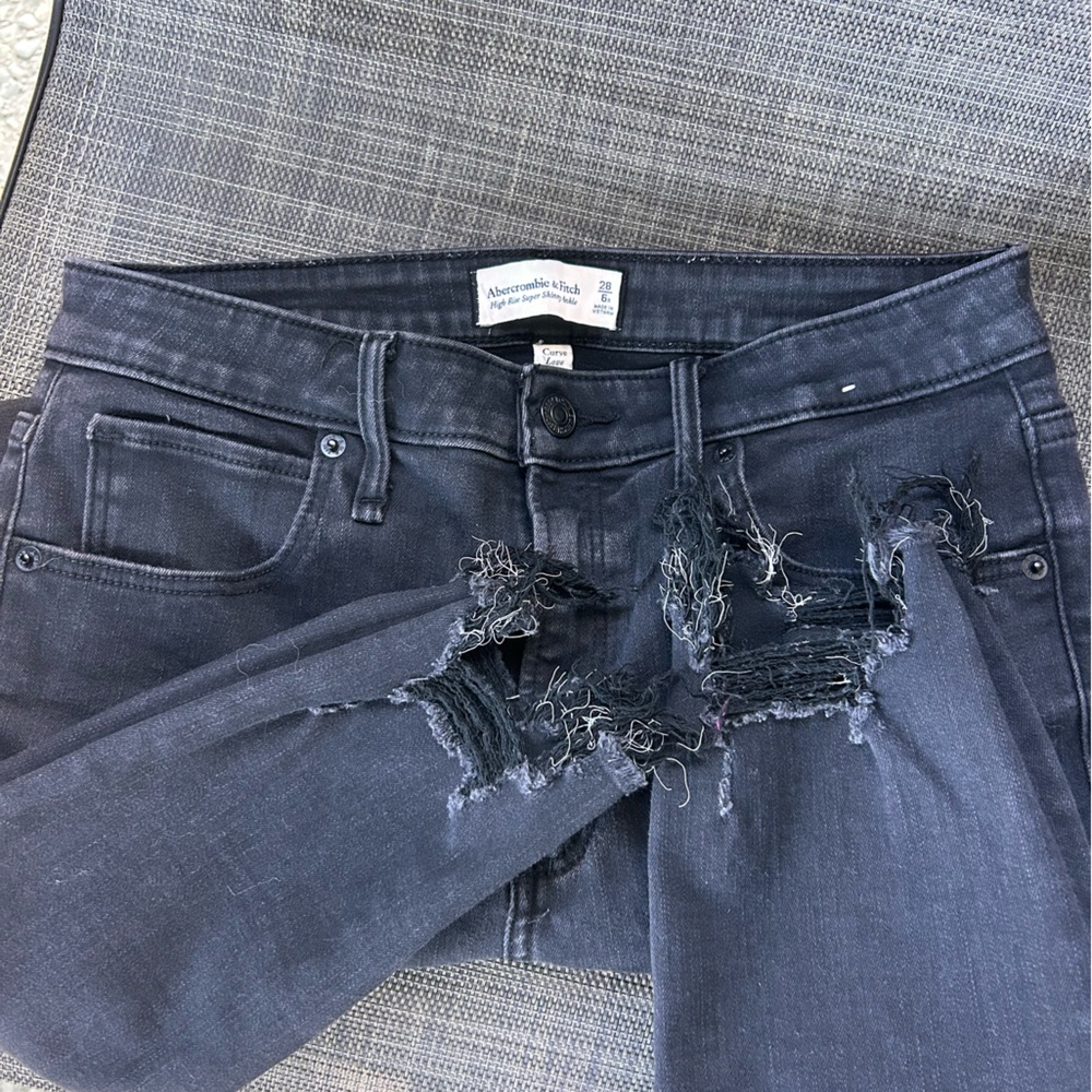 Abercrombie & Fitch Black Skinny Jeans